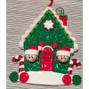 Christmas House Ornament with 2